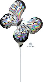 Mini Shape Iridescent Butterfly Balloon
