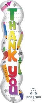 SuperShape Best Teacher Thank You Balloon