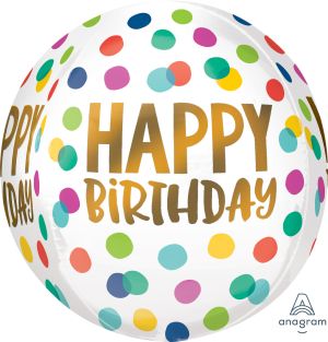 Orbz Happy Dots Balloon