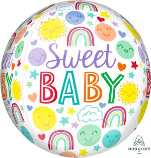 Orbz Sweet Baby Icons Balloon