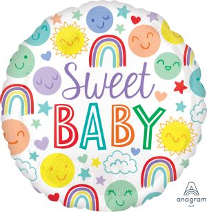 Jumbo Sweet Baby Icons Balloon