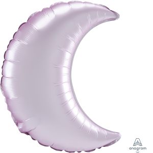 Crescent 17" Satin Pastel Pink Balloon