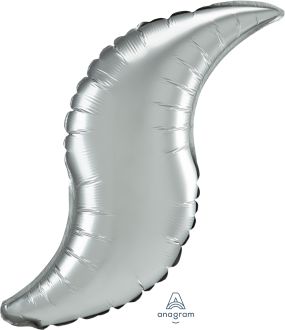 Curve 42" Platinum Silver Balloon