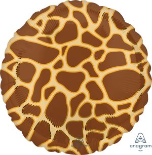 18" Giraffe Print (non-packaged) Balloon
