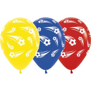 11" Soccer Ball Kick Assortment (50pcs) Balloons