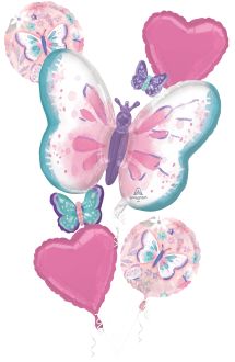 Balloon Bouquet Flutters Happy Birthday