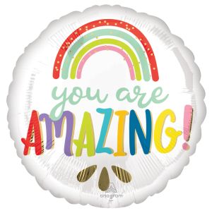 Standard You are Amazing Rainbow Balloon