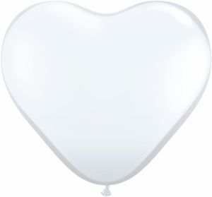 11" Jewel Heart Diamond Clear (100pcs) Qualatex Balloons