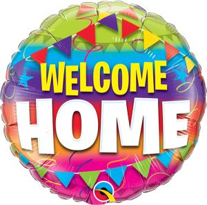 18" Welcome Home Pennants (non-packaged) Balloon