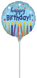 04" Satin Happy Birthday Celebrate Balloon