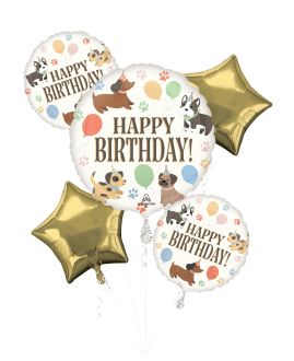 Bouquet Happy Birthday Pawsome Party Balloons