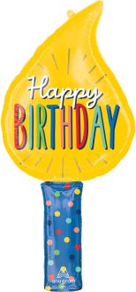 SuperShape Happy Birthday Candles Balloon
