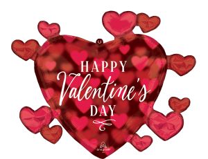 SuperShape Valentine Romantic Glow Balloon
