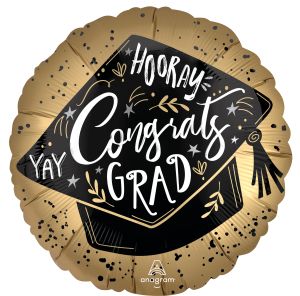 Standard Satin Grad Achievement Burst Balloon