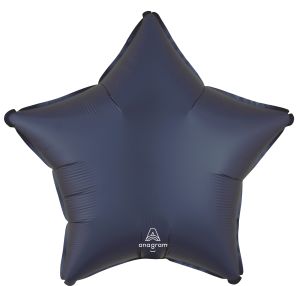 18" Satin True Navy Star Balloon