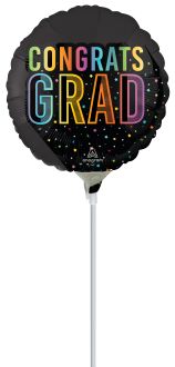 09" Satin Cosmic Future Grad Balloon