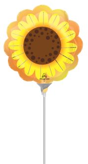 Mini Shape Sunflower Glow Balloon