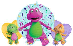 21" Roly Polies Barney Balloon