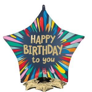Frillz Satin Birthday Blast Balloon