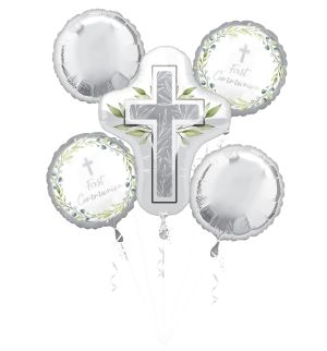 Bouquet Pearl First Communion Balloon