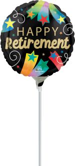09" Happy Retirement Balloon