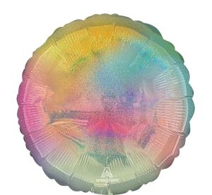 18" Circle Pastel Stardust Ombre Balloon