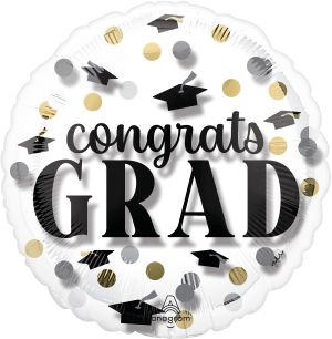 21" Panoramic Timeless Grad Balloon