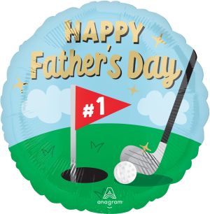 Standard Happy Fathers Day Tee-rific Dad Balloon
