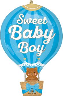 SuperShape It's a Boy Blue Balloon