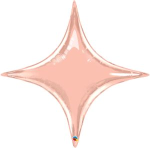 20" Starpoint Metallic Rose Gold Balloon