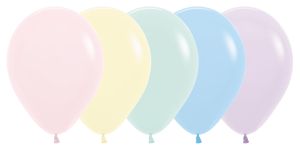 05" Pastel Matte Assortment (50pcs) Sempertex Balloons