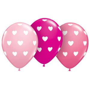 11" Big Hearts (50pcs) Balloons