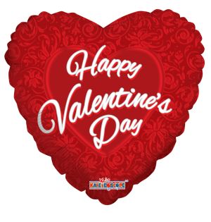 04" Happy Valentines Day Love Pattern Balloon