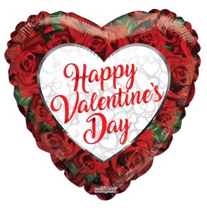 04" Valentines Roses Balloon
