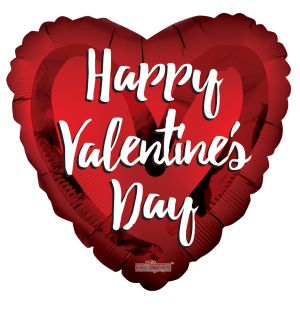04" Happy Valentines Day Matte Heart Balloon