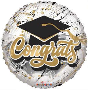09" Congrats Splashes Balloon