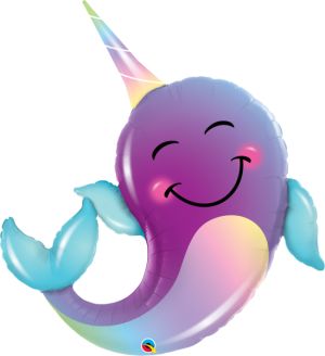 40" Party Narwhal Balloon