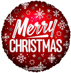 09" Christmas Red Balloon