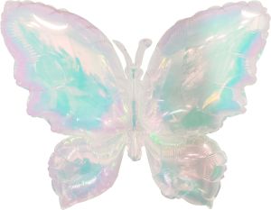 26" Iridescent Butterfly Balloon