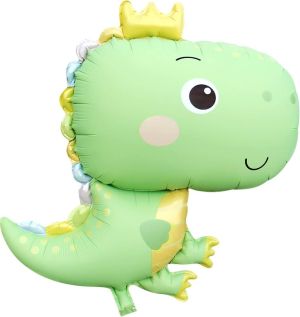 31" Matte Green Dinosaur Balloon