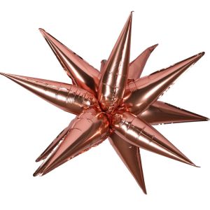 Magic Starburst 26" Rose Gold Balloon
