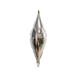13" Taper Silver Balloon