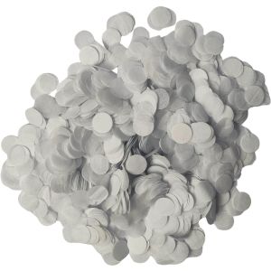 Confetti 20 g - 1cm Paper White