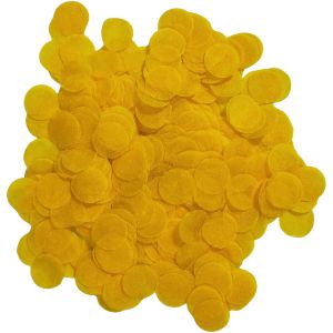 Confetti 20 g - 1cm Paper Yellow