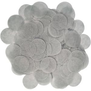 Confetti 200 g - 2.5cm Paper Grey