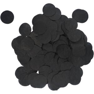 Confetti 20 g - 2.5cm Paper Black
