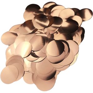 Confetti 200 g - 2.5cm Metallic Rose Gold