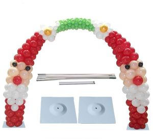 13 ft Balloon Arch with Metal Base Plates
