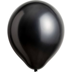 05" Pearl Jet Black (100pcs) Everts Balloons