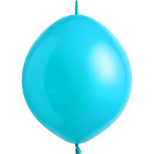 06" Fashion Caribbean Blue Linking (100pcs) Everts Balloons